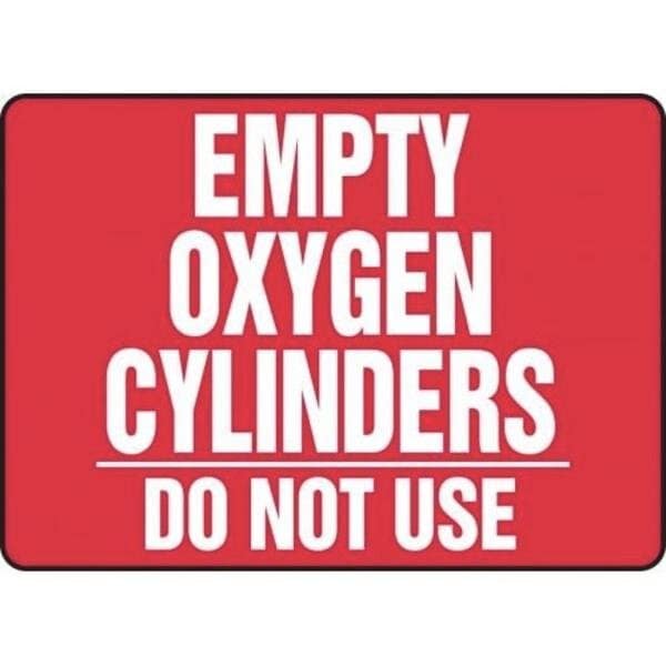 Accuform CYLINDER COMPRESSED GAS SIGN MWLD502XL MWLD502XL - main